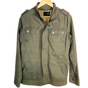 Hurley Military Utility Chore Olive Green Jacket  - Small